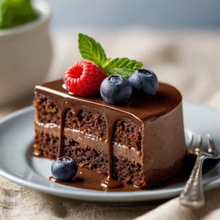 Chocolate mousse cake