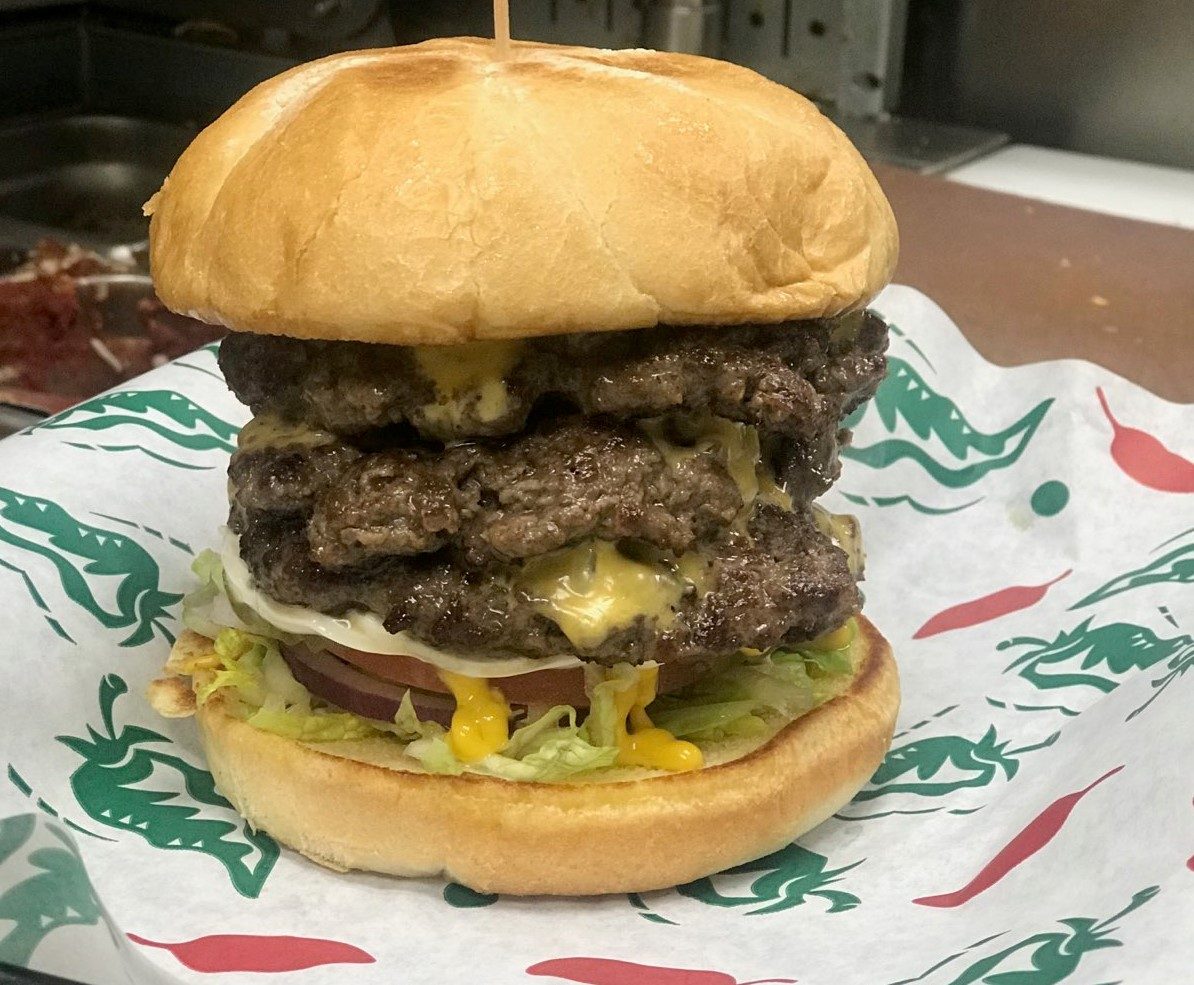Triple Burger.